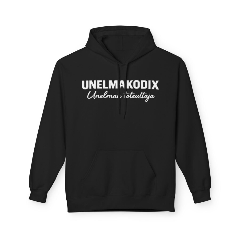 UNELMAKODIX Unisex Fleece Huppari – Unelman toteuttaja